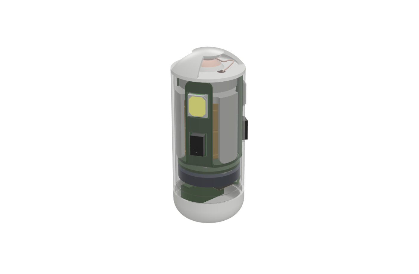 SPLASH capsule close-up
